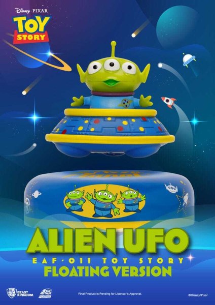 Toy Story diorama Egg Attack Alien UFO Floating Ver. 6cm