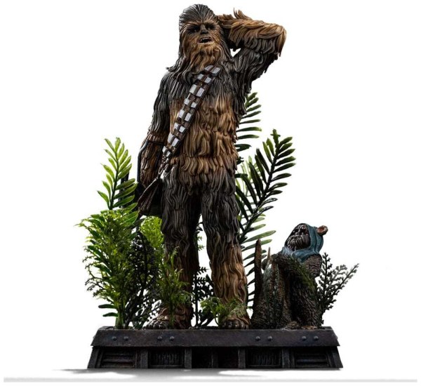 Art Scale Chewbacca and Tokkat 22 cm - Iron Studios Star Wars Episode VI