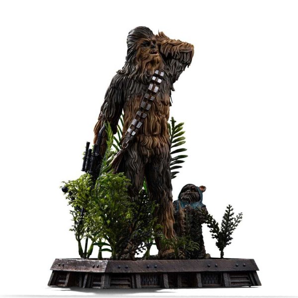 Art Scale Chewbacca and Tokkat 22 cm - Iron Studios Star Wars Episode VI