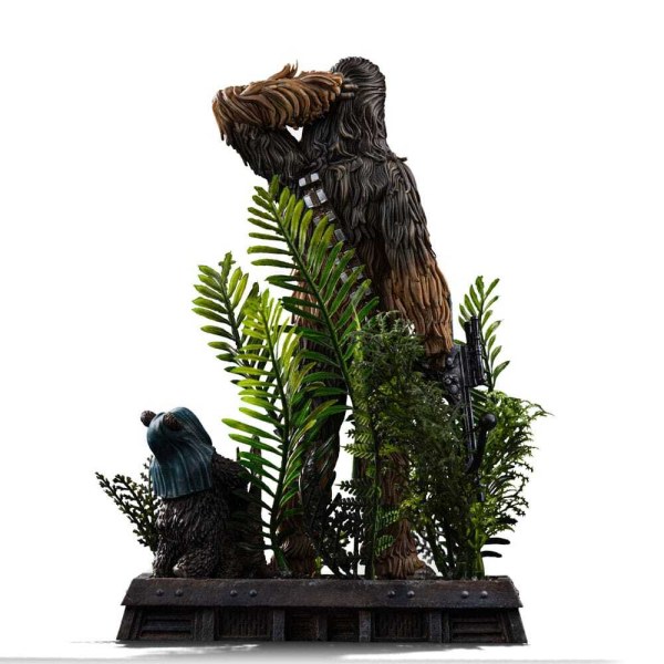 Art Scale Chewbacca and Tokkat 22 cm - Iron Studios Star Wars Episode VI