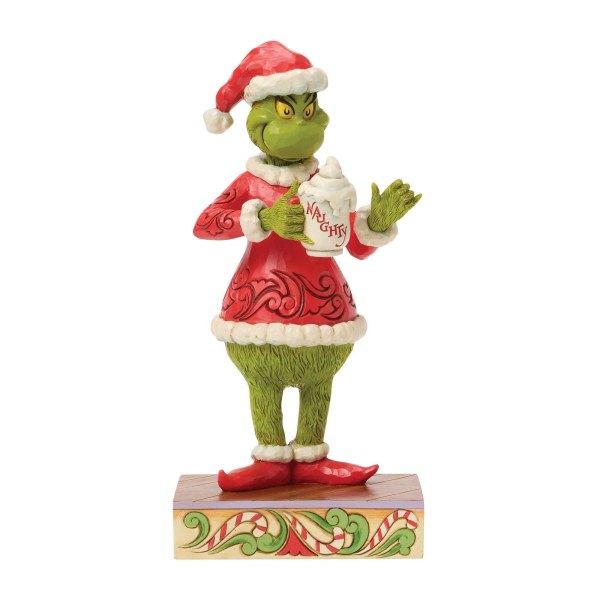 Grinch with hot chocolate - JIM SHORE GRINCH