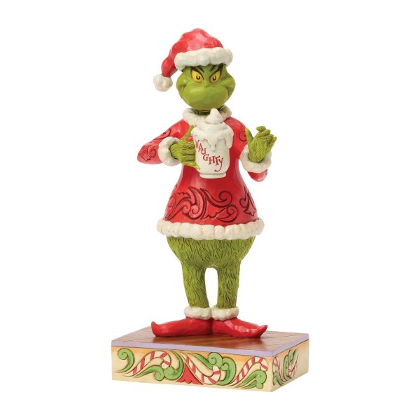 Grinch with hot chocolate - JIM SHORE GRINCH