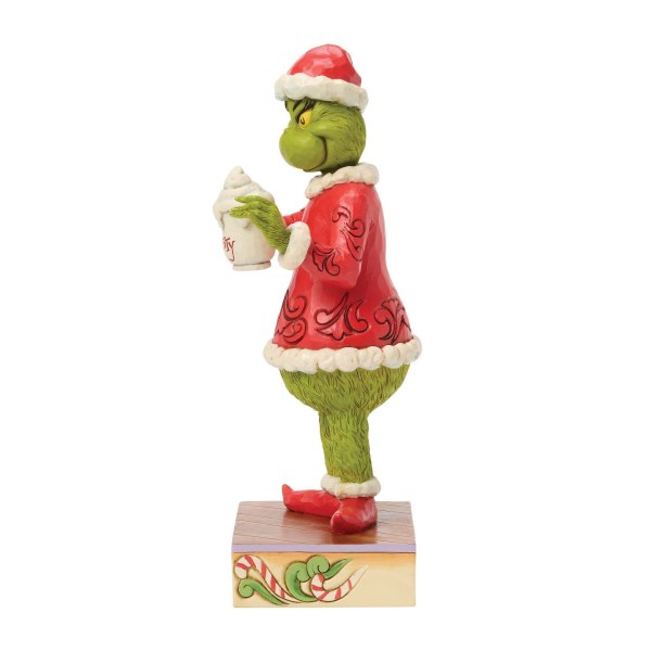 Grinch with hot chocolate - JIM SHORE GRINCH