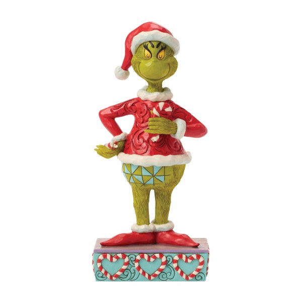 Grinch with broken candy - JIM SHORE GRINCH