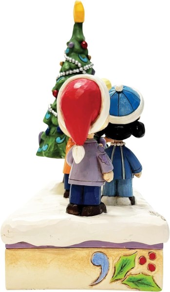 O Christmas Tree : Charlie Brown & Friends LED Musical Christmas Figurine - Peanuts