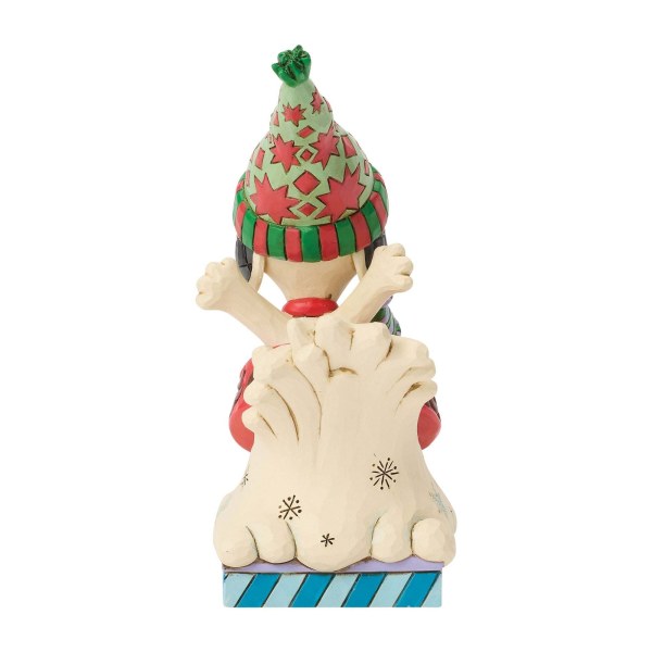 SNOOPY AND WOODSTOCK DOG BOWL SLED - PEANUTS