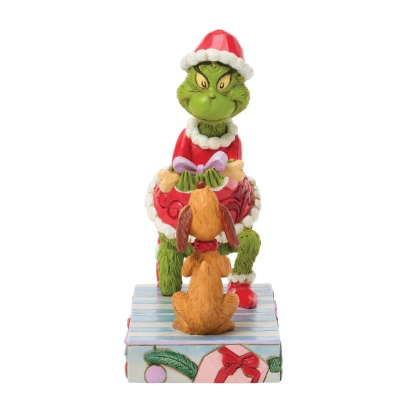 Grinch giving Max - JIM SHORE GRINCH