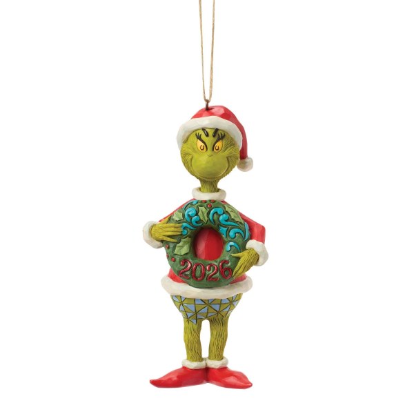 Grinch 2026 hanging ornament - JIM SHORE GRINCH