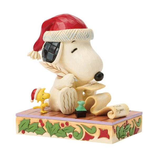 SNOOPY & WOODSTOCK WITH THEIR CHRISTMAS LIST - PEANUTS