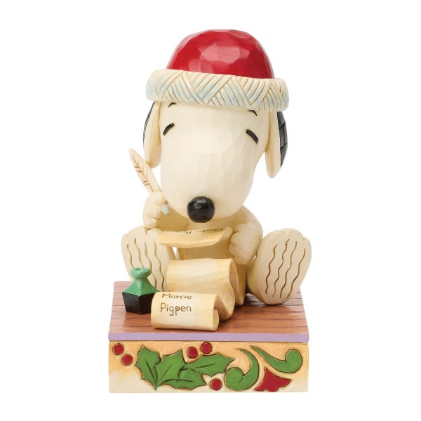 SNOOPY & WOODSTOCK WITH THEIR CHRISTMAS LIST - PEANUTS