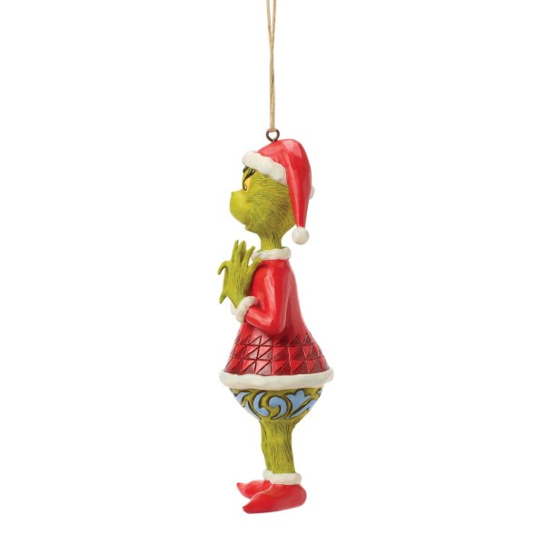 Grinch heart hands hanging ornament - JIM SHORE GRINCH