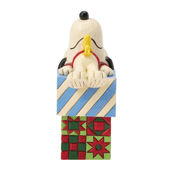 SNOOPY AND WOODSTOCK NAP ON PRESENTS - PEANUTS