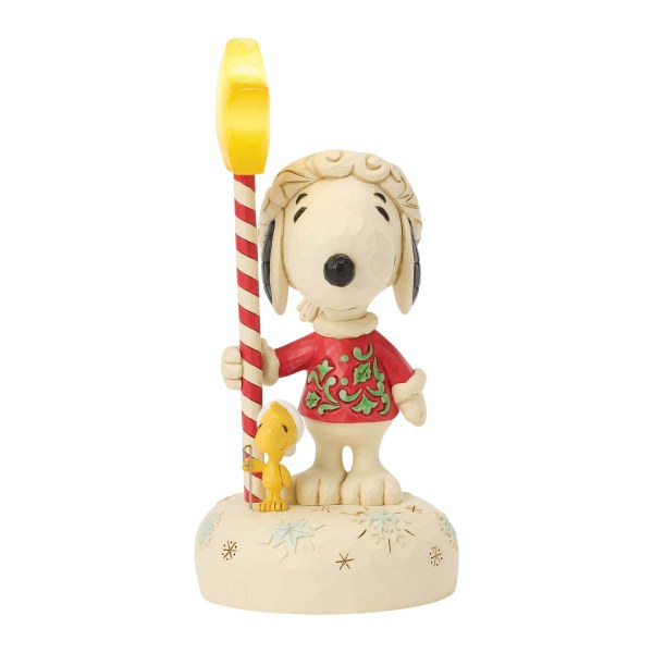 SNOOPY WITH LIGHT UP STAR STAFF - PEANUTS