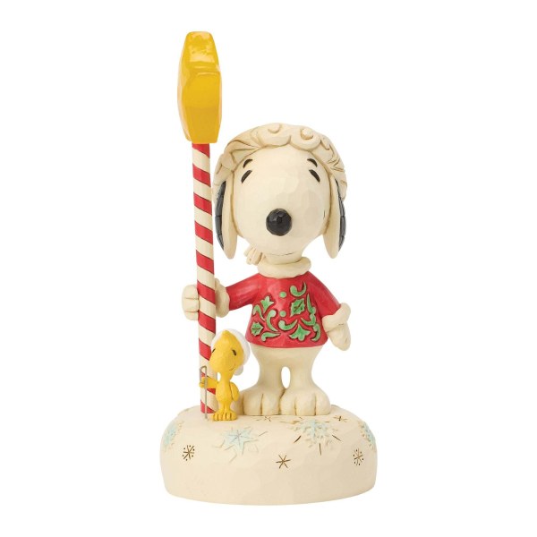 SNOOPY WITH LIGHT UP STAR STAFF - PEANUTS