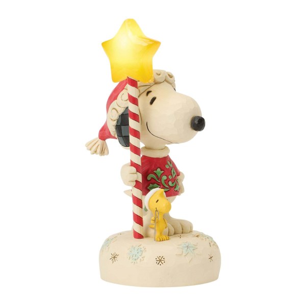 SNOOPY WITH LIGHT UP STAR STAFF - PEANUTS