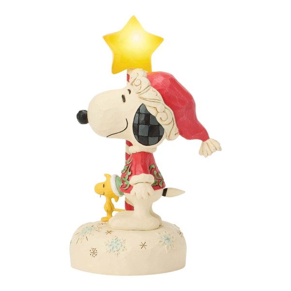 SNOOPY WITH LIGHT UP STAR STAFF - PEANUTS
