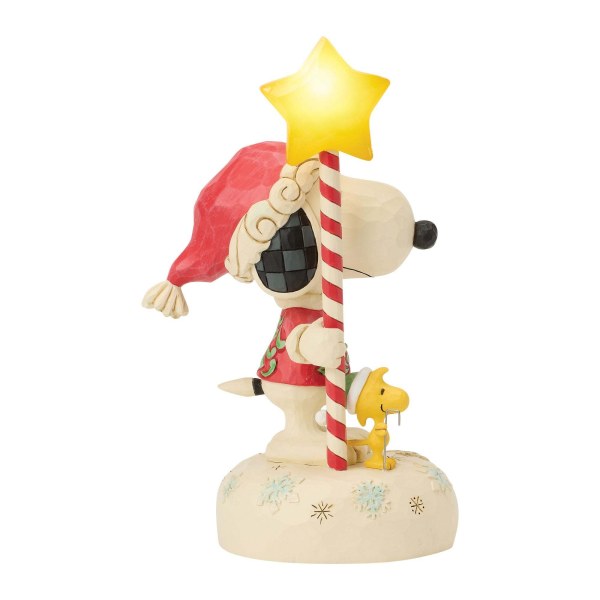 SNOOPY WITH LIGHT UP STAR STAFF - PEANUTS