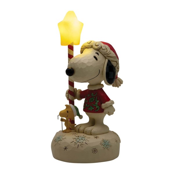 SNOOPY WITH LIGHT UP STAR STAFF - PEANUTS