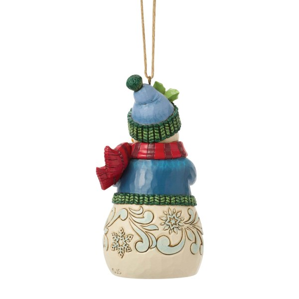 Snowman with gifts hanging ornament - Heartwood Creek