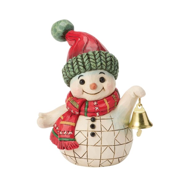 Mini snowman with bell - Heartwood Creek