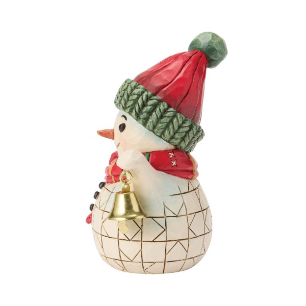 Mini snowman with bell - Heartwood Creek
