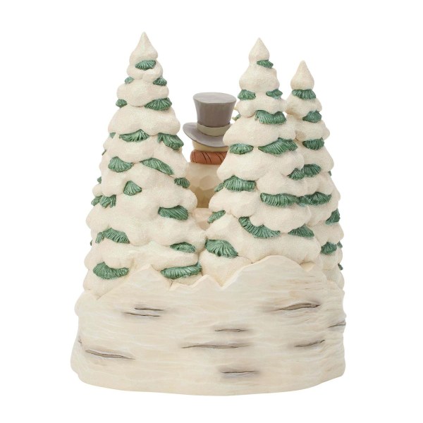 WhiteWoodland Snowman with forest - Heartwood Creek