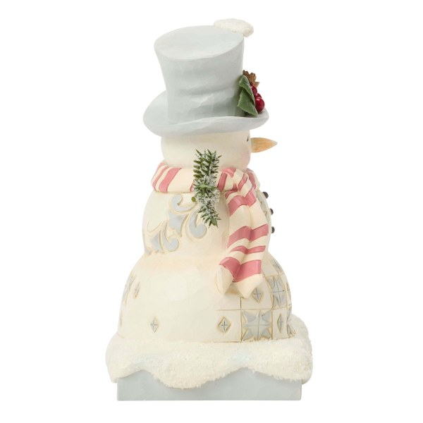 WhiteWoodland Snowman with frosted hat - Heartwood Creek