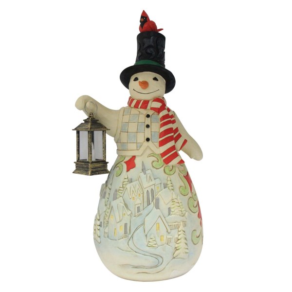 Snowman statue with led - Heartwood Creek
