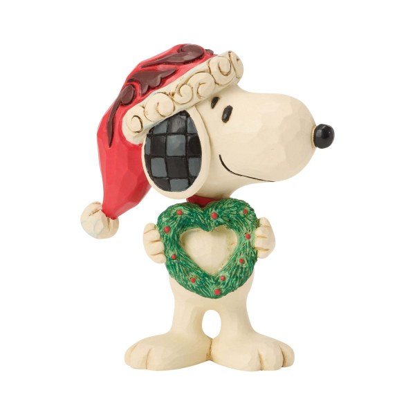 SNOOPY WITH HEARTWREATH MINI - PEANUTS