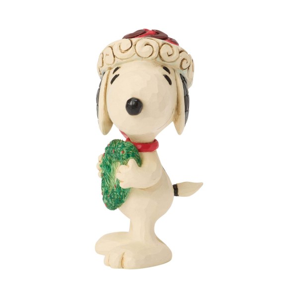 SNOOPY WITH HEARTWREATH MINI - PEANUTS