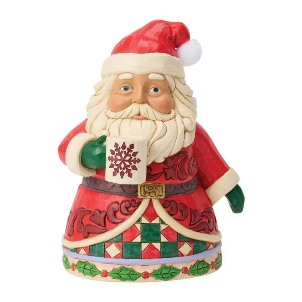 Santa drinking hot cocoa - Heartwood Creek