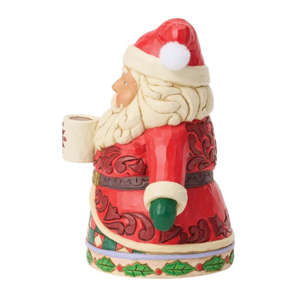 Santa drinking hot cocoa - Heartwood Creek