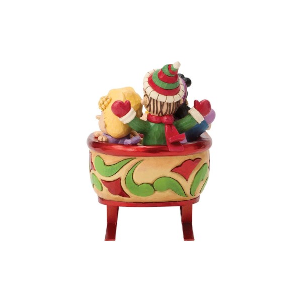 SNOOPY AND FRIENDS IN SLEIGH - PEANUTS