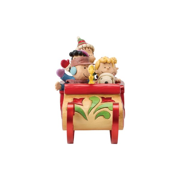 SNOOPY AND FRIENDS IN SLEIGH - PEANUTS