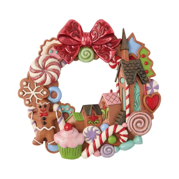 GINGERBREAD DOOR WREATH - HEARTWOOD CREEK