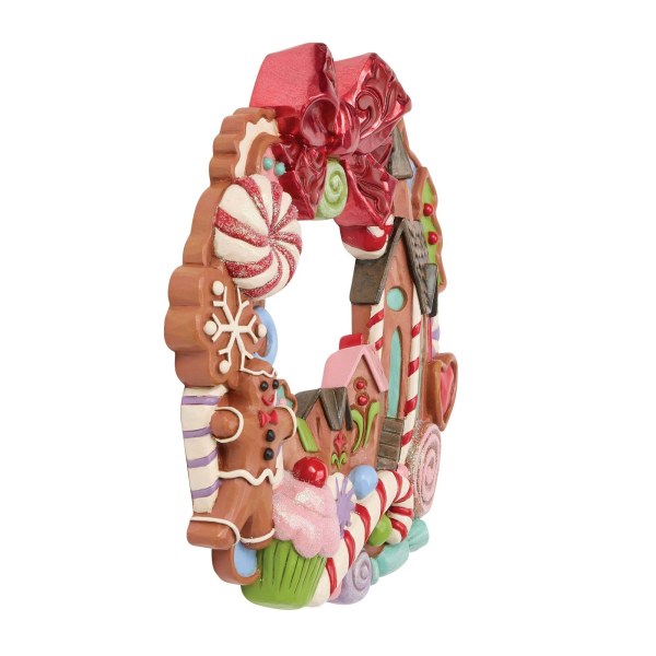 GINGERBREAD DOOR WREATH - HEARTWOOD CREEK