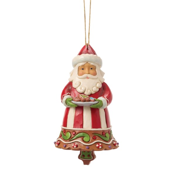 GINGERBREAD SANTA ORNEMENT - HEARTWOOD CREEK