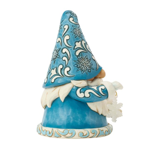 GNOME HOLDING LARGE SNOWFLAKE - HEARTWOOD CREEK