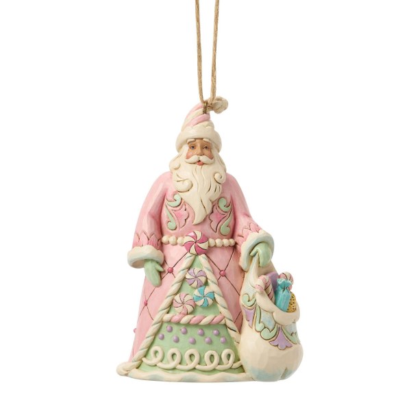 Sweets santa with bag - Hanging ornament - Heartwood Creek