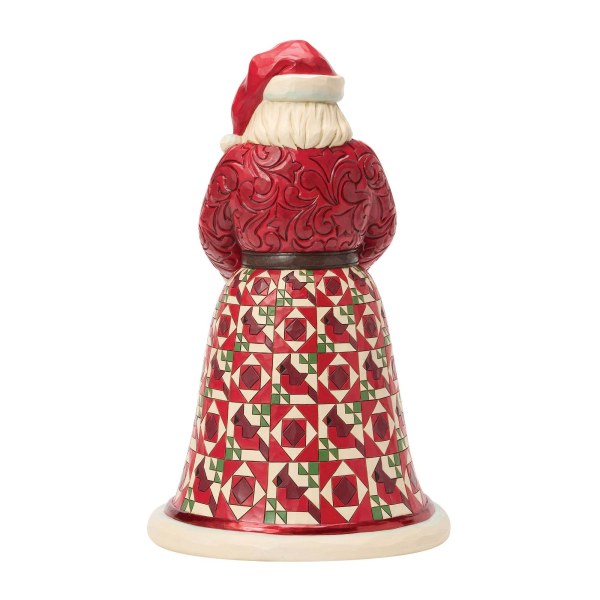 COLLECTRORS EDITIONS SANTA WITH CARDINALS IN NEST - HEARTWOOD CREEK