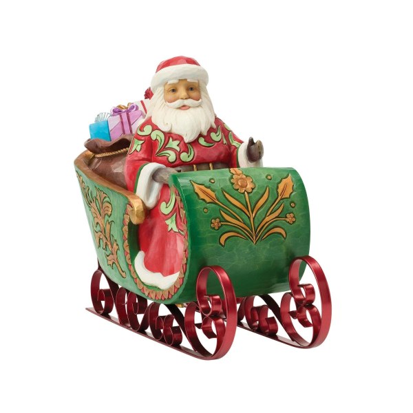 SANTA IN MUSICAL SLEIGH - HEARTWOOD CREEK