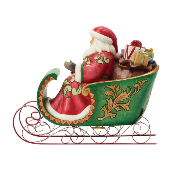 SANTA IN MUSICAL SLEIGH - HEARTWOOD CREEK