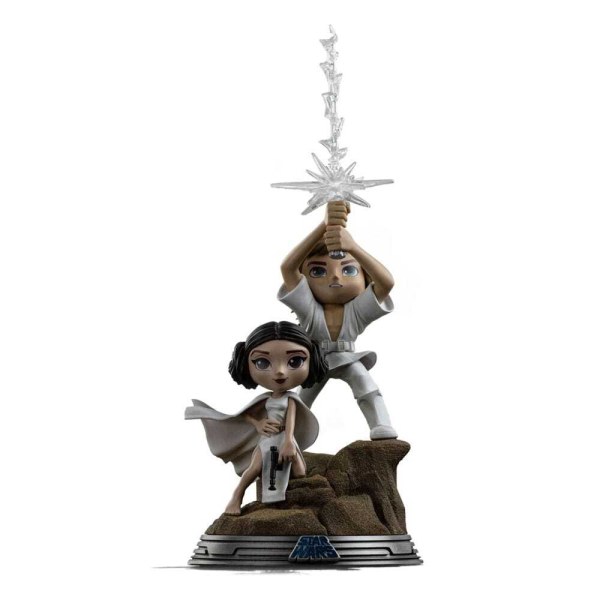 Mini Co. Figure Luke & Leia 30 cm - Iron Studios Star Wars
