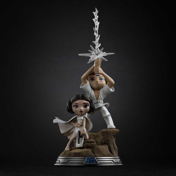 Mini Co. Figure Luke & Leia 30 cm - Iron Studios Star Wars