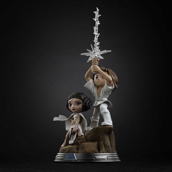 Mini Co. Figure Luke & Leia 30 cm - Iron Studios Star Wars