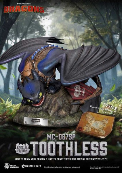 How To Train Your Dragon 2 Master Craft Toothless statuette 38 cm