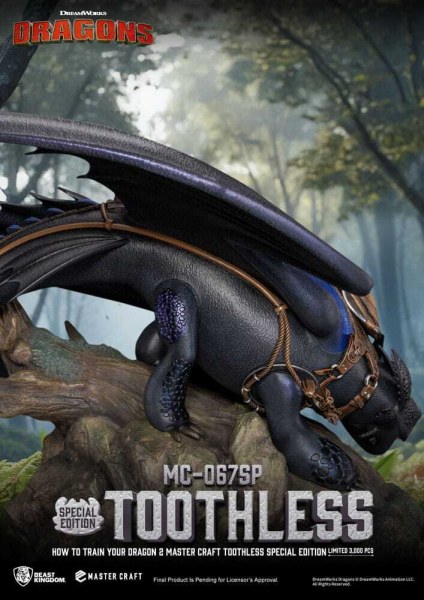 How To Train Your Dragon 2 Master Craft Toothless statuette 38 cm
