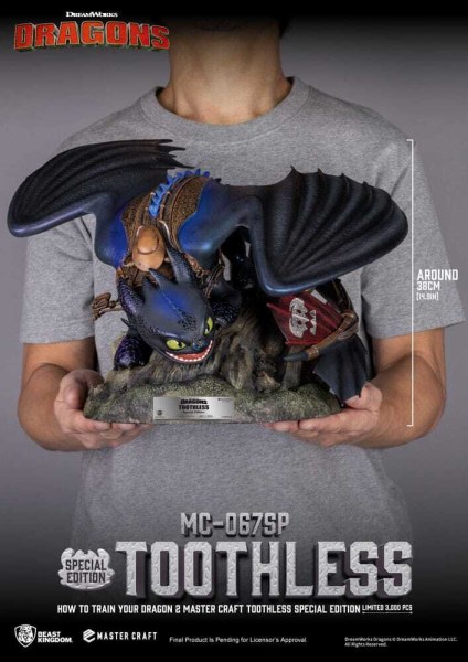 How To Train Your Dragon 2 Master Craft Toothless statuette 38 cm