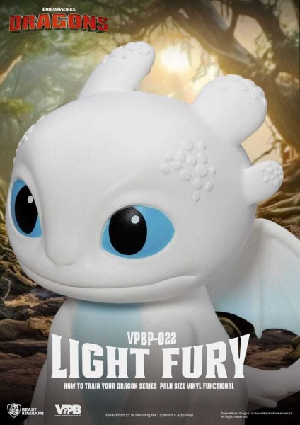 Dragons Piggy Bank piggy bank Light Fury 12 cm