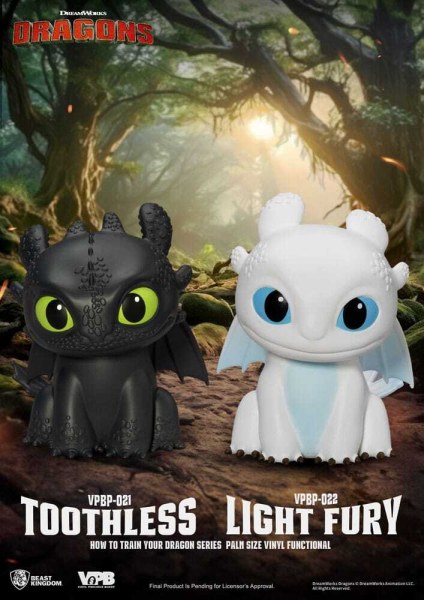 Dragons Piggy Bank piggy bank Light Fury 12 cm